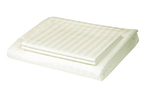 Cream Stripes Organic Cotton Bedding - Letters From Bosphorus