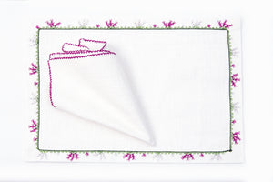 Paws Handmade Needle Lace Place Mat Set - Letters From Bosphorus