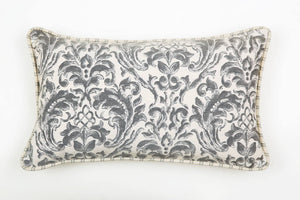 Ata Damask Grey Pillow - Letters From Bosphorus