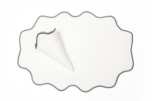 Wavy Place Mat Set - Letters From Bosphorus