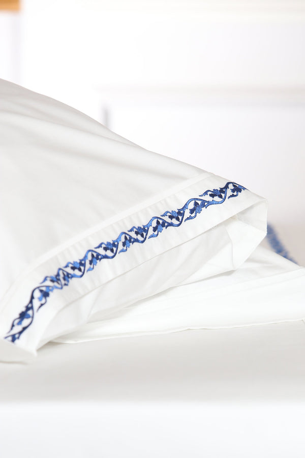 Willow Leaves Organic Cotton Sheet Set - Letters From Bosphorus