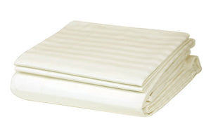 Cream Stripes Organic Cotton Bedding - Letters From Bosphorus