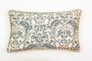 Ata Damask Green Pillow - Letters From Bosphorus