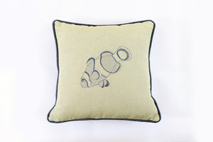 Clownfish Embroidered Pillow - Letters From Bosphorus