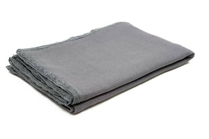Grey Joy Organic Cotton Bed Cover - Letters From Bosphorus